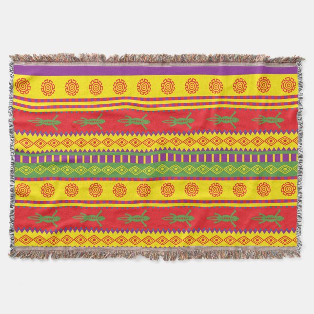 Couverture Motif Lizard mexicain (Devant)