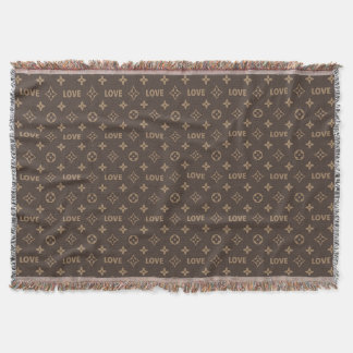 Couverture Motif Louis Vuitton Love