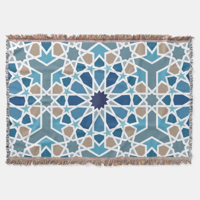 Couverture Motif marocain en carreaux (Devant)
