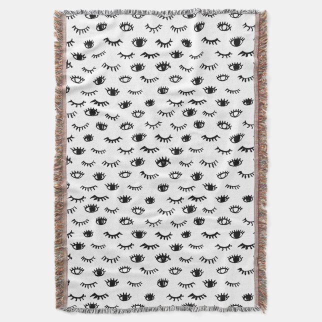 Couverture Motif mignon de cil de griffonnage (devant Vertical)