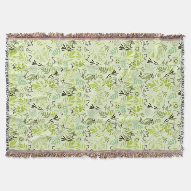 Couverture motif montrant de petits oiseaux de bébé (Devant)