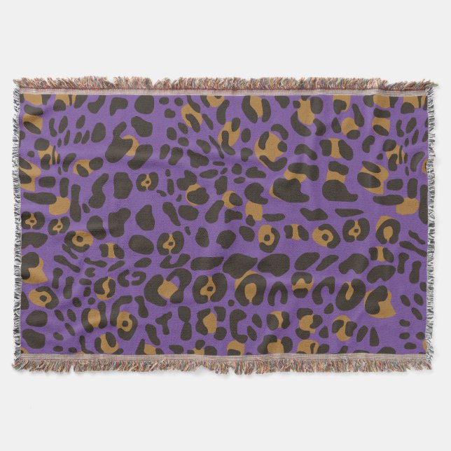Couverture Motif Poster de animal Leopard Jaguar (Devant)