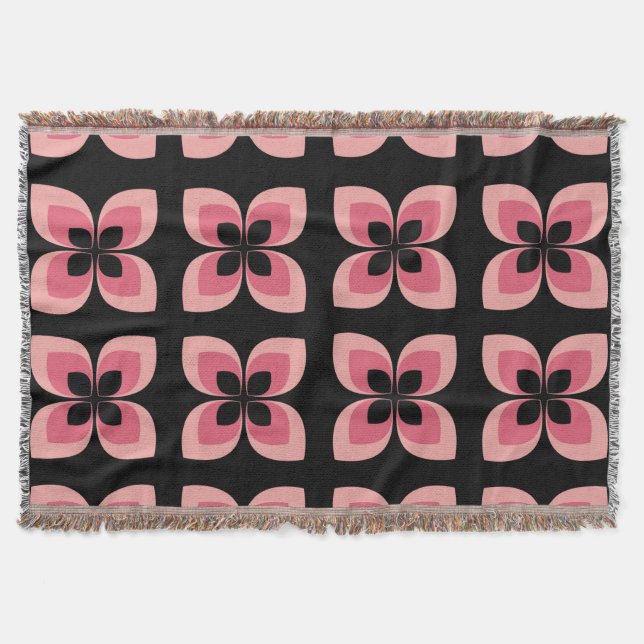 Couverture Motif rose deux tons lumineux (Devant)