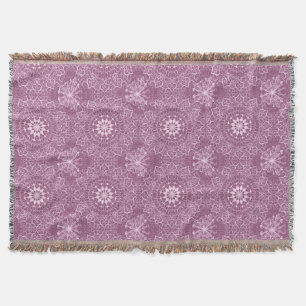 Couverture Motif rose vintage