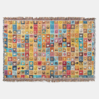 Couverture motif transparent avec icônes