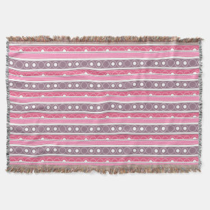 Couverture Motif trié avec cercles et anneaux style rétro
