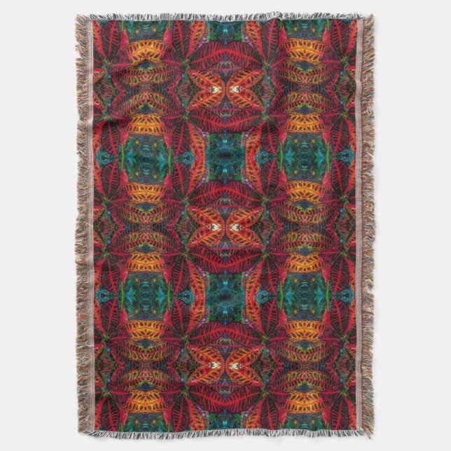 Couverture Motif Wild Leaf (devant Vertical)