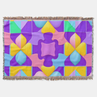 Couverture Motifs géométriques Abstraits colorés