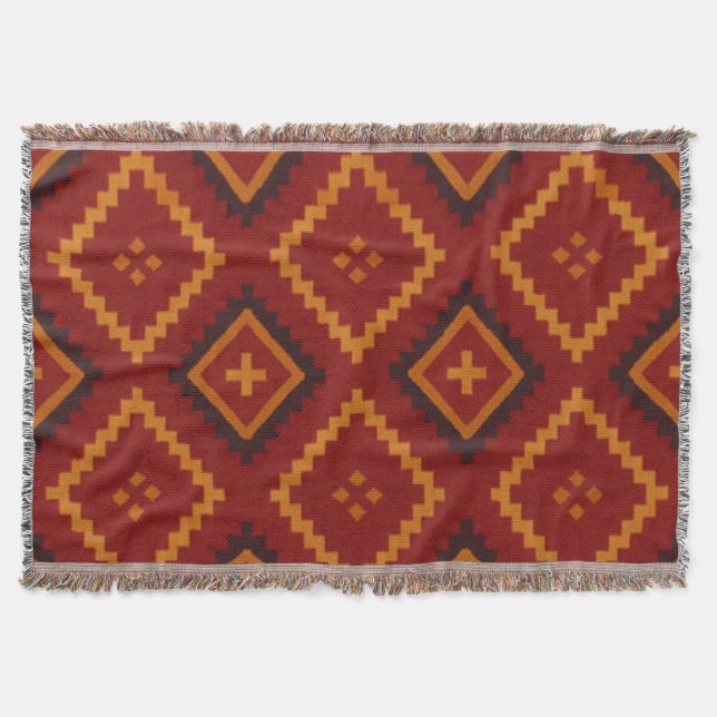 Couverture Motifs géométriques rouges et noirs lancer la couv (Devant)