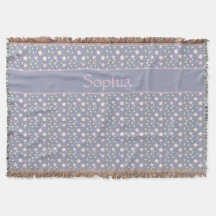 Motifs roses gris