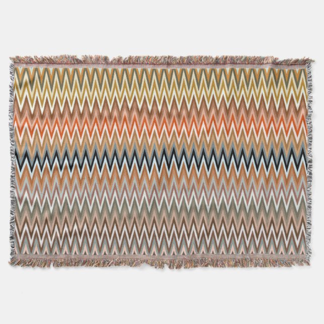 Couverture Multicolor Zigzag Motif (Devant)