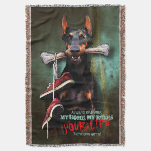 Couverture My Home, Your Life : Chien et os Dobermann - Drôle