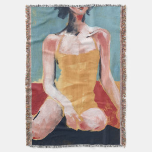 Couverture Nage vintage - maillot de bain jaune