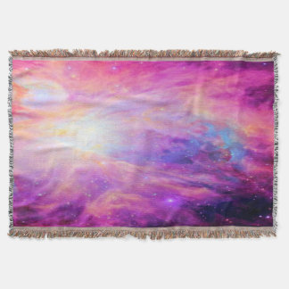 Couverture Nébuleuse d'Orion Coloré Rose Violet