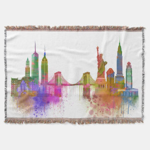 Couverture New York Skyline - Arc en ciel