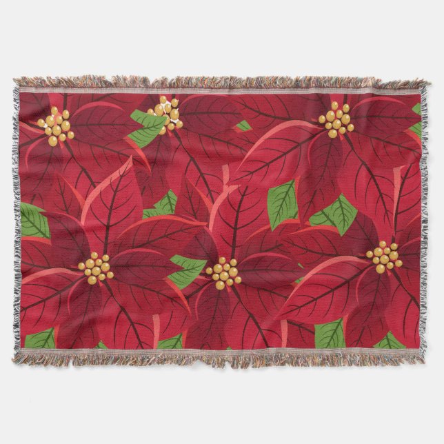 Couverture Noël Poinsettia (Devant)