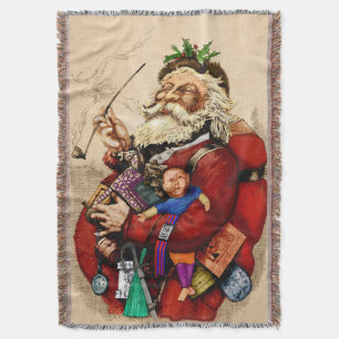 Couverture Noël Vintage, Jouets de tuyaux du Père Noël victor