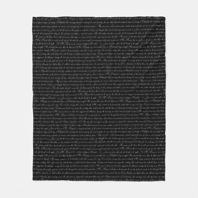 Couverture noire et blanche d'ouatine des textes (Devant)