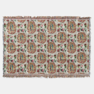 Couverture Notre-Dame de Guadalupe Vierge Marie Saint catholi