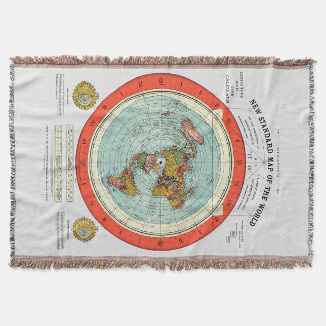 Couverture Nouvelle carte standard de la terre plate Earther (Devant)