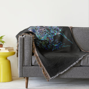 COUVERTURE NOUVELLE-ZÉLANDE KIWI PAUA JETTE BLANKET