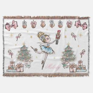Couverture Nutcracker Christmas Ballet Dance Baby Girl