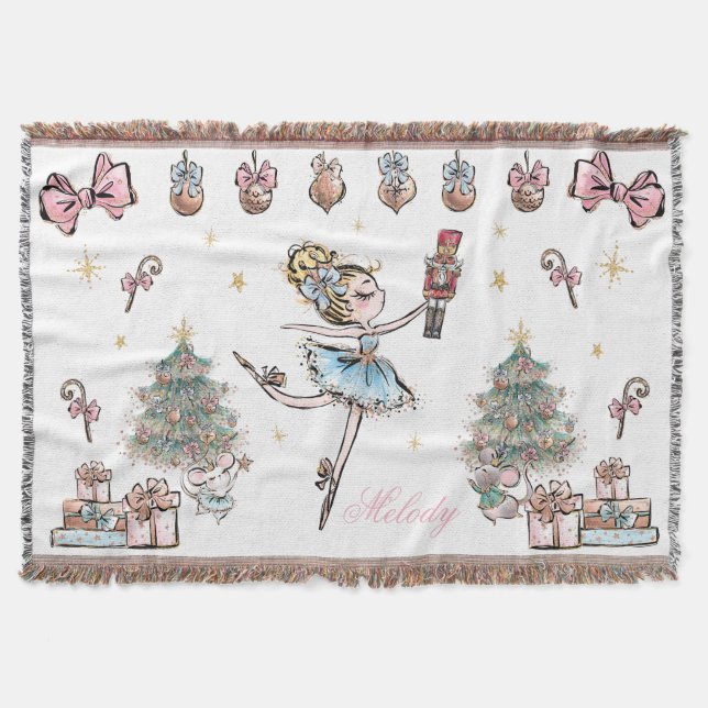 Couverture Nutcracker Christmas Ballet Dance Baby Girl (Devant)