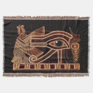Couverture Oeil de Horus, art antique de Wadjet d'Egyptien