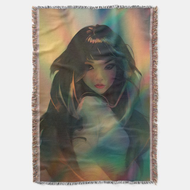 Couverture Oeuvre d'Anime Girl entourée de Rainbow Light (devant Vertical)