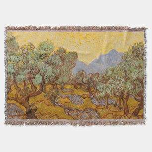 Couverture Oliviers de Van Gogh Soleil Jaune Ciel