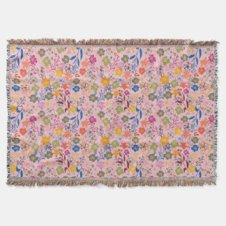 Couverture Ombre de rose moderne en batik