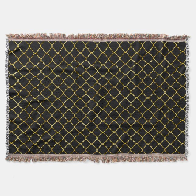 Couverture Or et Quatrefoil noir (Devant)