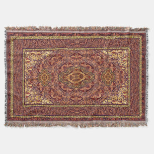 Couverture Or rouge persan oriental