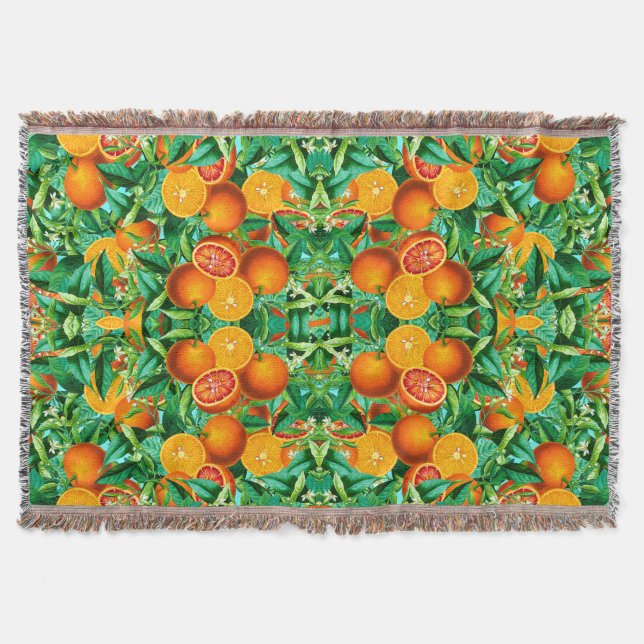 COUVERTURE ORANGES TROPICAUX LANCER BLANCHET (Devant)