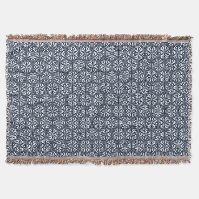 Couverture Oriental Bleu ottoman Turc Tracery Vector Art (Devant)