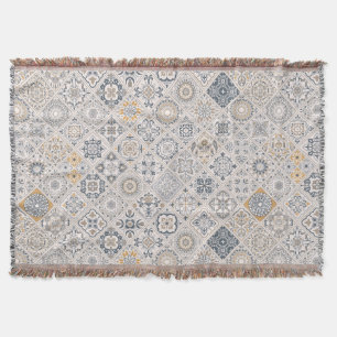 Couverture Ornement traditionnel portugais et espagnol Boho