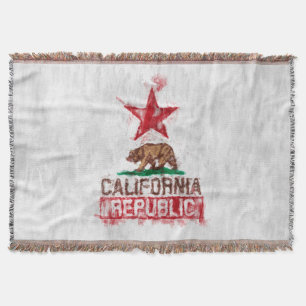 Couverture Ours drapeau de la Californie dans la décoration p