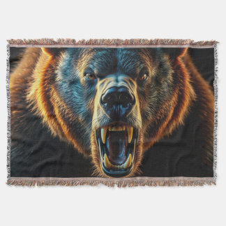 Couverture Ours grizzli en colère