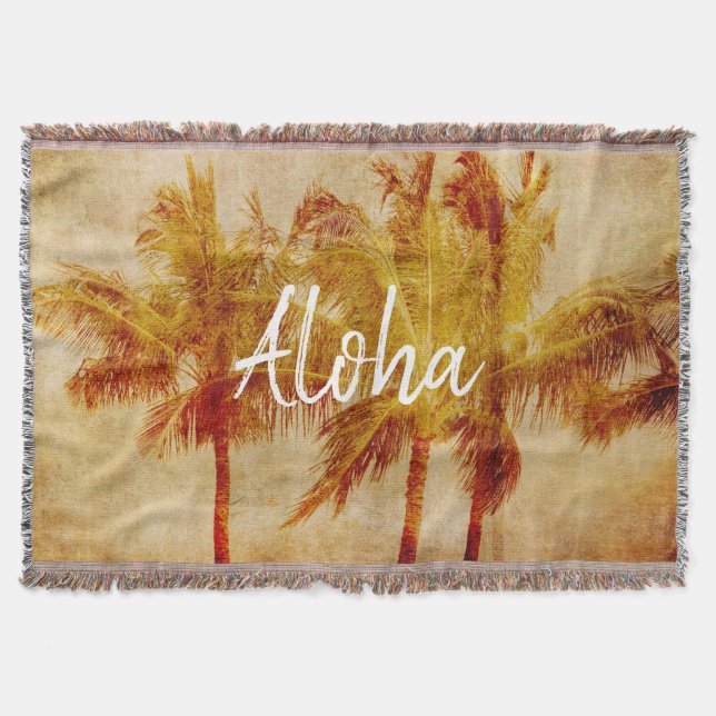 Couverture Palm Tree Vintage (Devant)