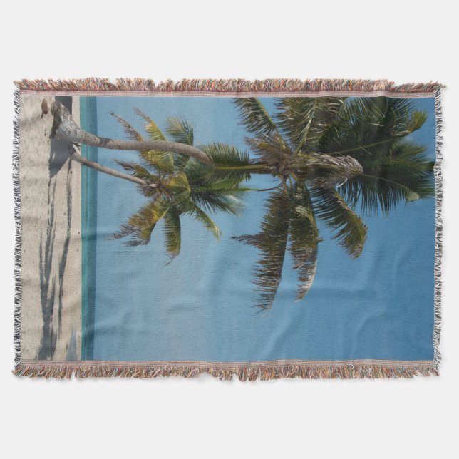 Couverture Palmier et plage de sable blanc (Devant)