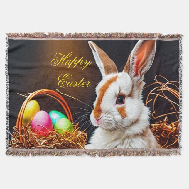 Couverture Panier et oeufs de lapin de Pâques (Devant)