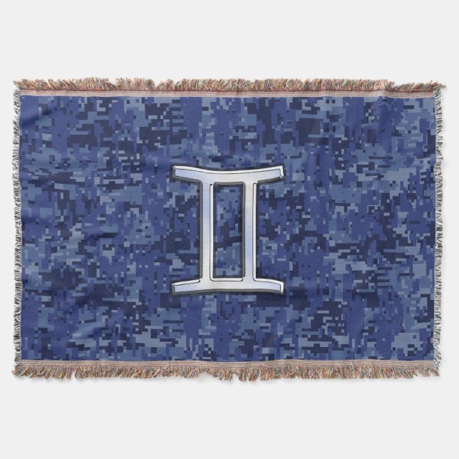 Couverture Panneau Zodiac Gemini Marine Camo numérique bleu (Devant)