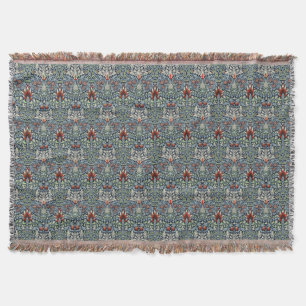 Couverture Papier peint floral Morris Navy Blue Snakeshead