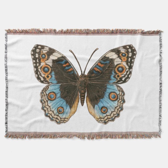 Couverture Papillon Pansy Bleu (Devant)