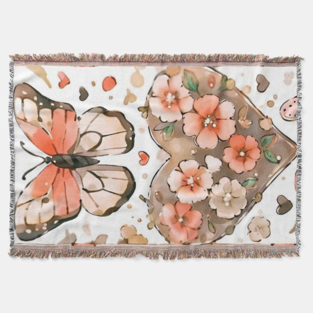 Couverture Papillons, Coeurs et Fleurs (Devant)