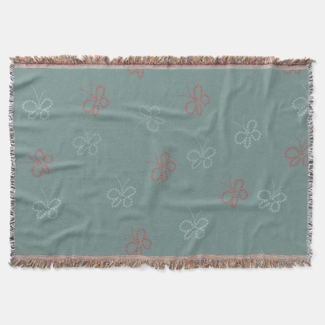 Couverture Papillons Stars Sage Green (Devant)