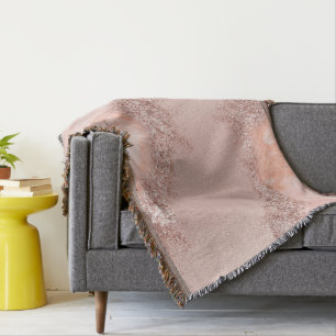 Couverture Parties scintillant du code géographique rose Gold