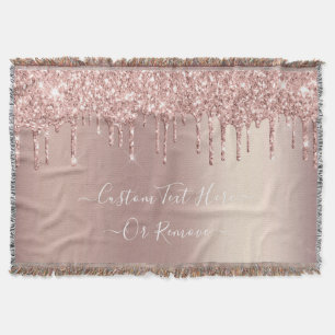Couverture Parties scintillant rose Gold Blush Jeter le texte