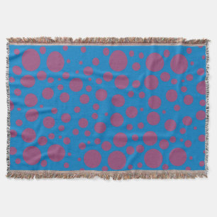 Couverture passion pourpre sensation de lune bleue art vertig