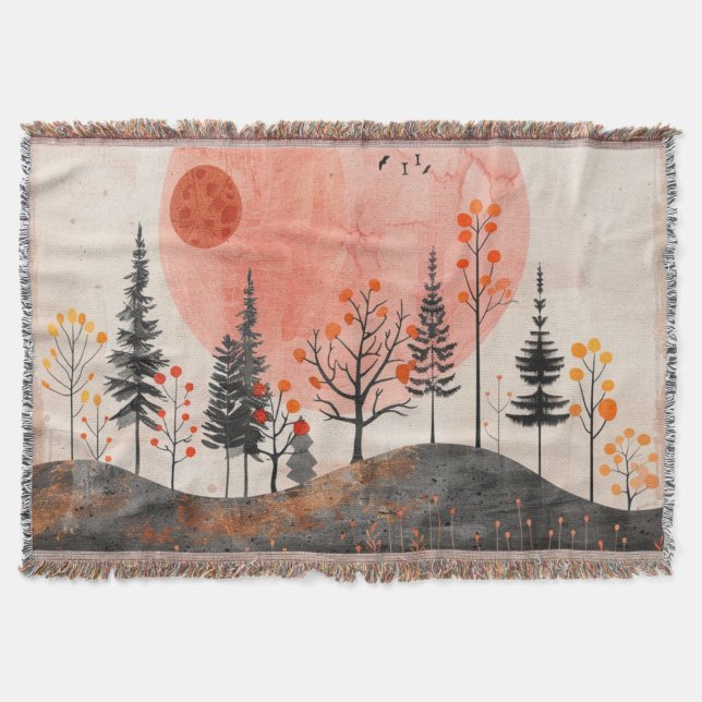Couverture Paysage Abstrait de Boho (13) (Devant)